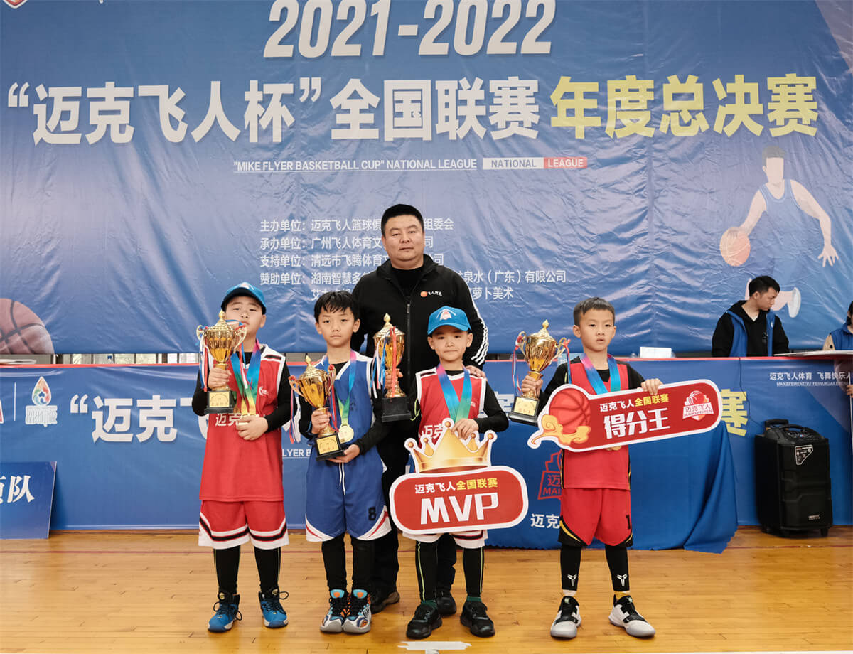 迈克飞人篮球俱乐部U8组球员个人奖项