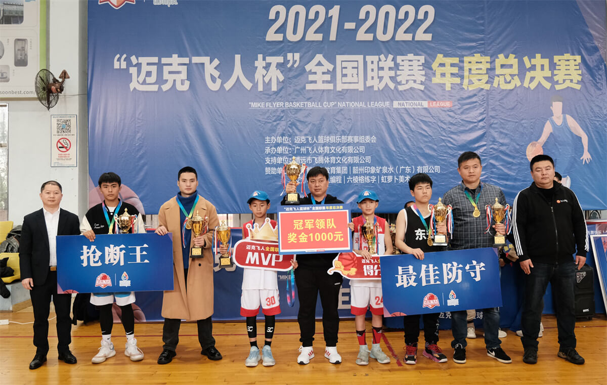 迈克飞人篮球俱乐部U12组球员个人奖项